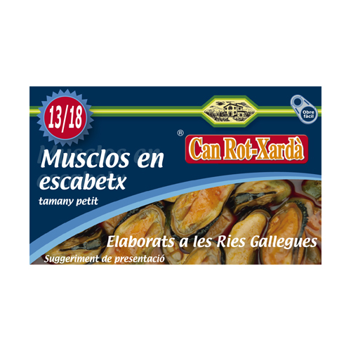 20064 Musclos en escabetx 13/18 peces 120ml