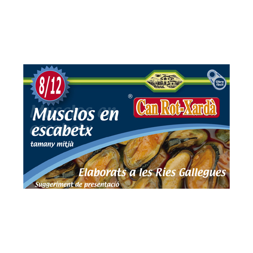 20066 Musclos en escabetx 8/12 peces 120ml